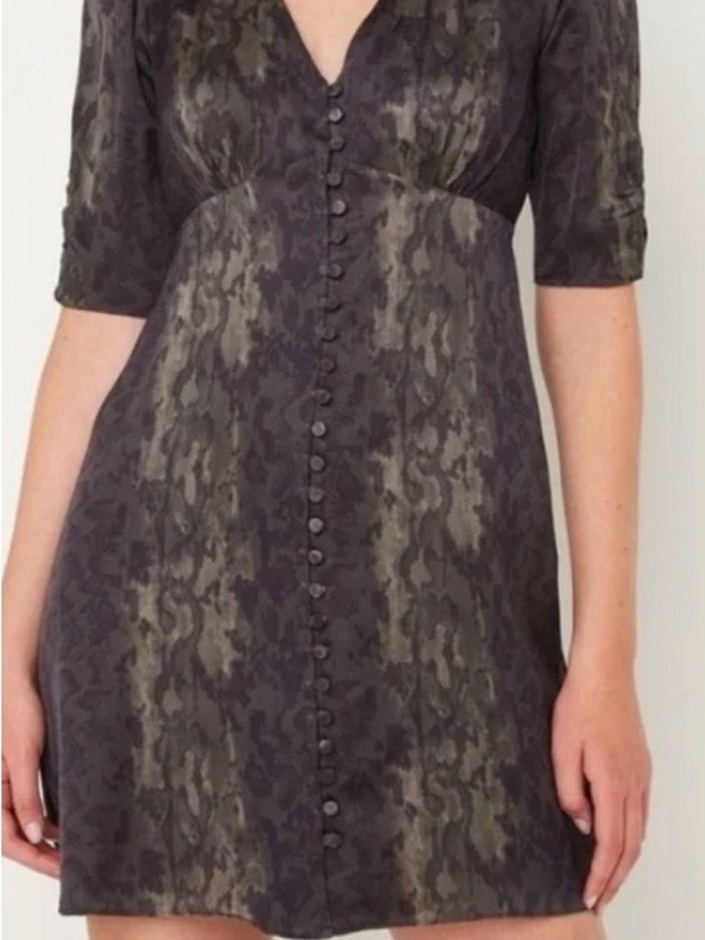 AllSaints Forest Green Dress